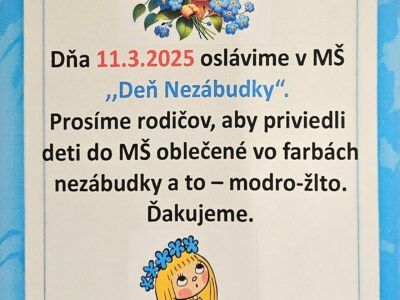 Deň Nezábudky